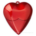 Usb Drive Factory Hot Sell Heart Shape Usb Flash Memory Custom Logo Pen Drive Full Capacit